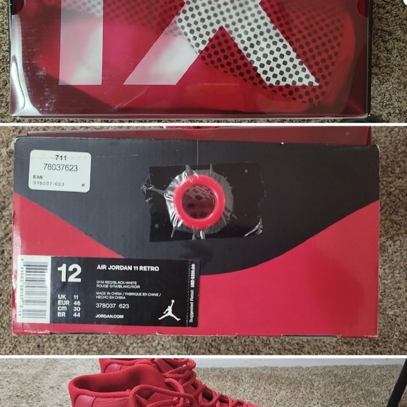 Retro Air Jordans ll_ Red - Picture 2 of 3